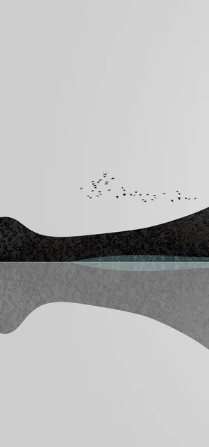 禅意意境山水装饰画图片