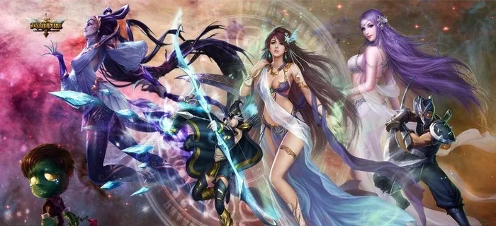 LOL英雄联盟游戏主题背景墙图片