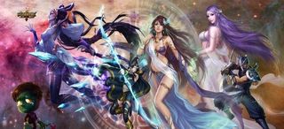 LOL英雄联盟游戏主题背景墙图片