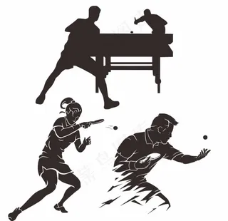 乒乓球运动素材图片