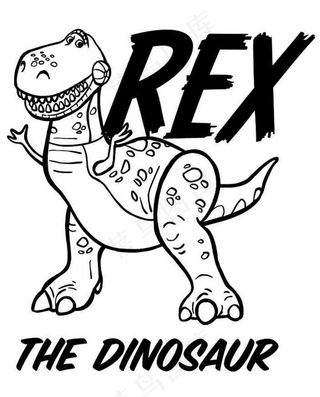 玩具总动员 绿恐龙莱克斯图片