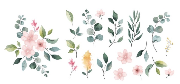 花图片eps,ai矢量模版下载