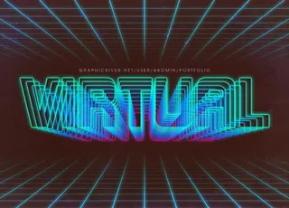 赛博朋克字体图片