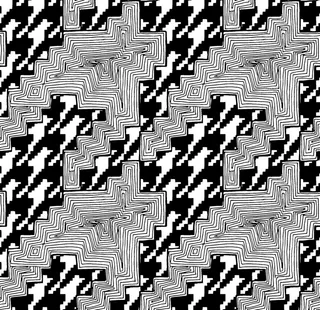 波纹千鸟格图片