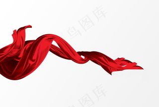 红绸带图片