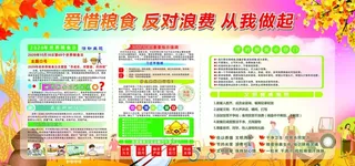 节约粮食 反对浪费图片