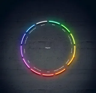 霓虹灯字体 发光特效 样机可改图片