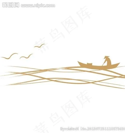 水上渔家图片ai矢量模版下载