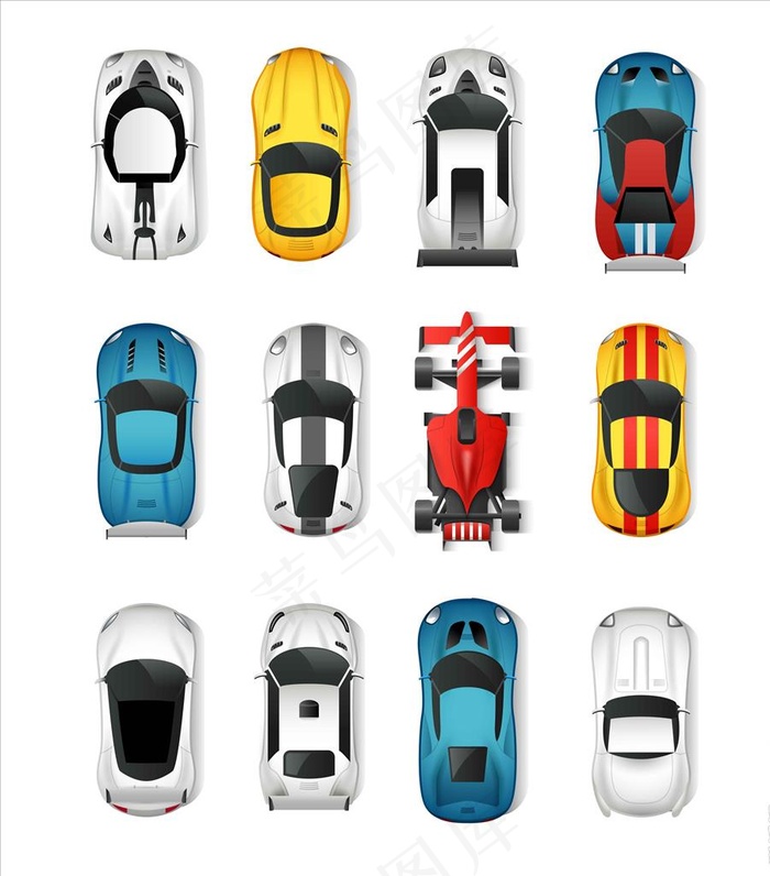 卡通交通工具图片