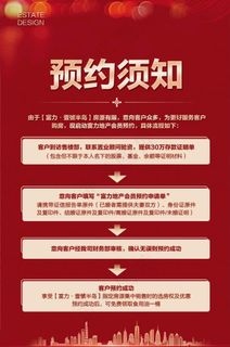 地产公式告示通知预约须知图片