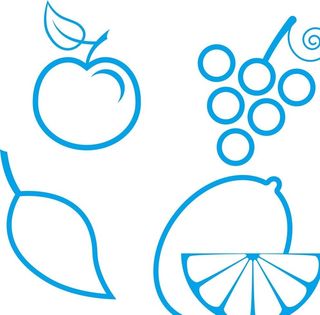 苹果 葡萄 芒果 柠檬图片