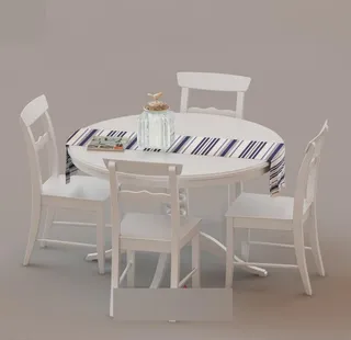 餐桌椅模型图片