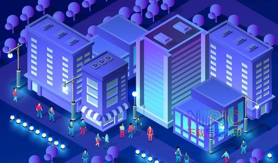 2.5d城市商业建筑图片