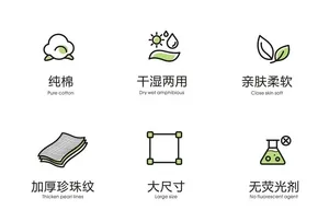 洗脸巾 湿巾 详情小图标图片