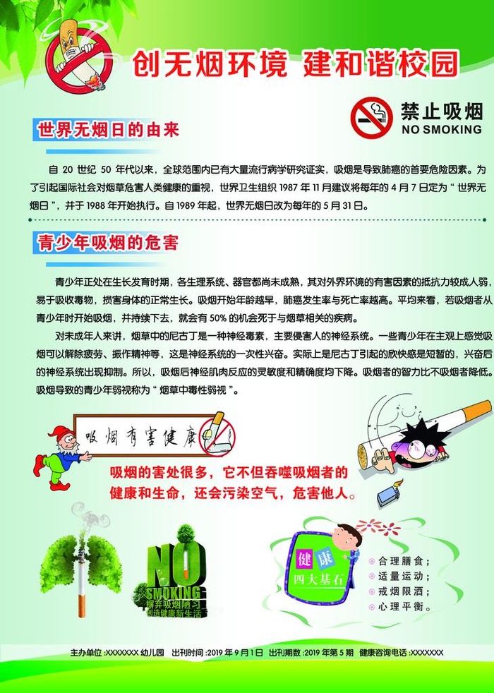 吸烟的危害图片(7913x10630)psd模版下载