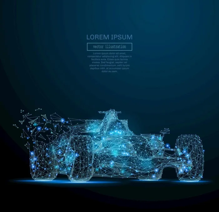 f1跑车图片eps,ai矢量模版下载
