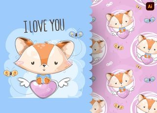 可爱卡通动物图片