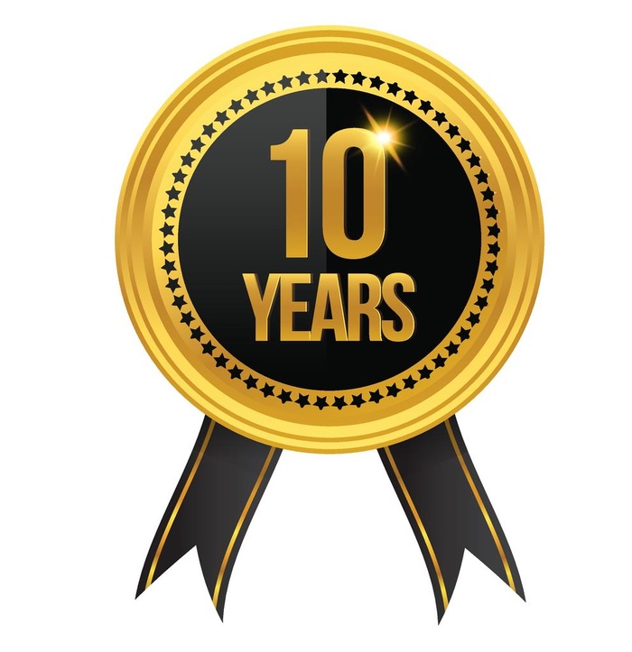 金色土豪金周年庆矢量标签图片