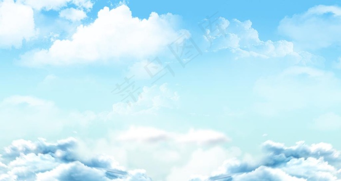 天空图片psd模版下载