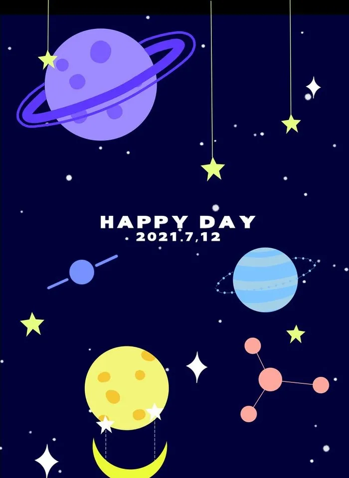 星球背景图片(2480x3508)psd模版下载