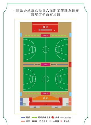 篮球馆平面布局图图片