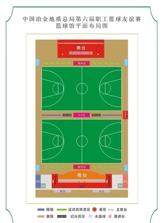 篮球馆平面布局图图片