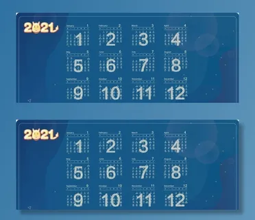 2021日历鼠标垫图片 2021日历鼠标垫图片