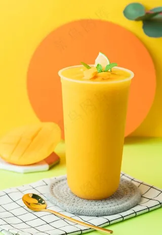 芒果汁图片
