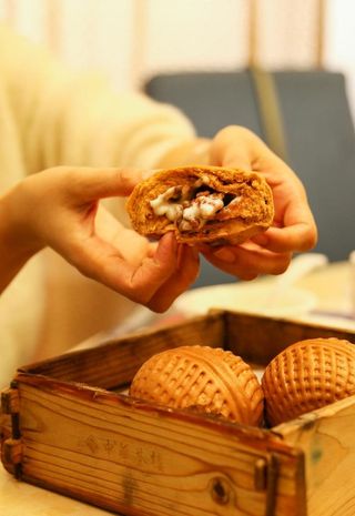 招牌核桃菜鸟图库片