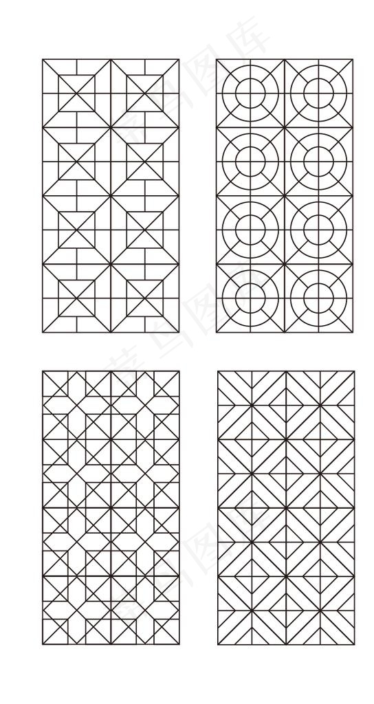 现代底纹  几何构成图案图片ai矢量模版下载