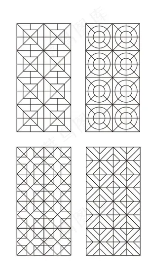 现代底纹  几何构成图案图片