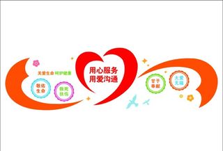 医院形象墙图片