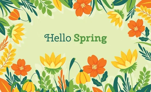 春天插画图片 春天插画图片