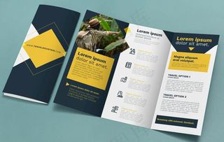 三折页样机图片