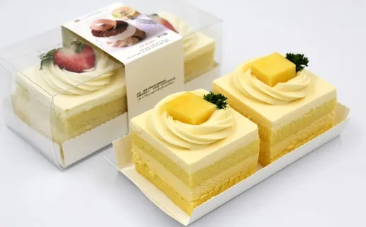 芒果小方小蛋糕图片