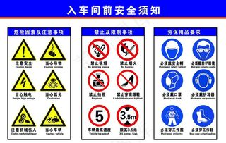 安全标志 安全警示图片