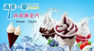 圣代冰激凌图片