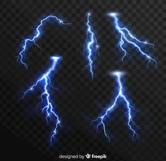 闪电特效图片