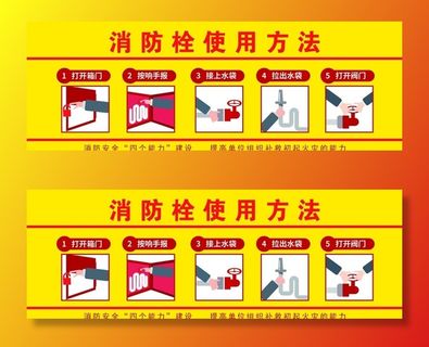 消防栓使用方法图片