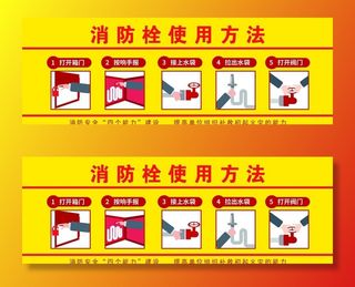 消防栓使用方法图片