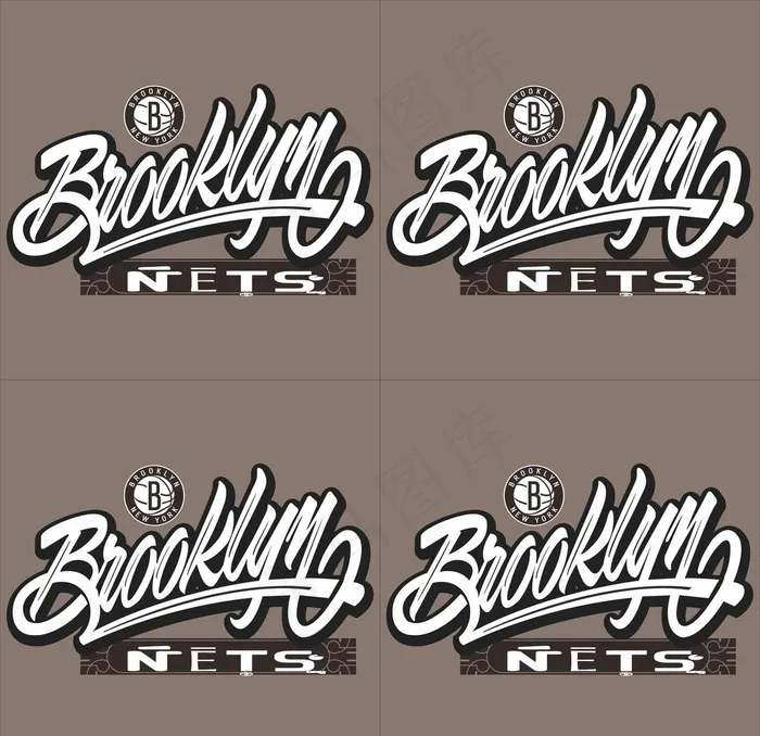 篮网NBA篮网官方衣服logo图片