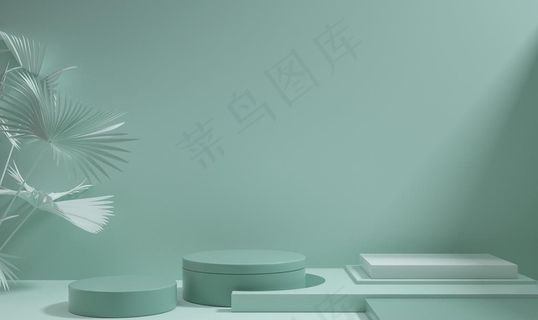 几何c4d背景图片简约展台