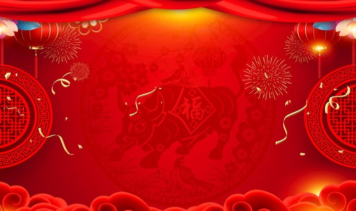 红色背景图片psd模版下载
