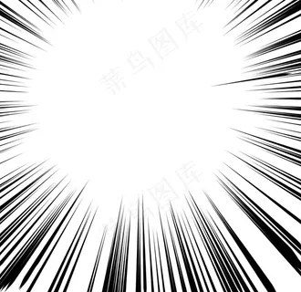 爆炸放射线条边框图片