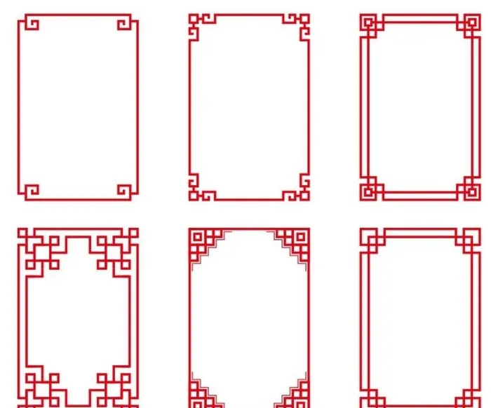 矢量花纹边框图片cdr矢量模版下载