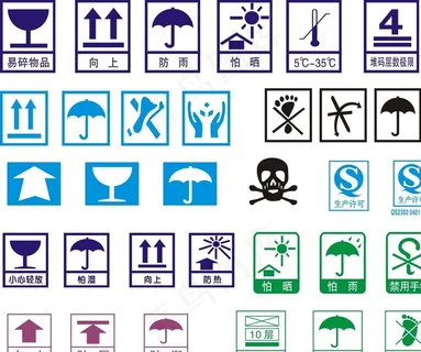 包装箱标识图片