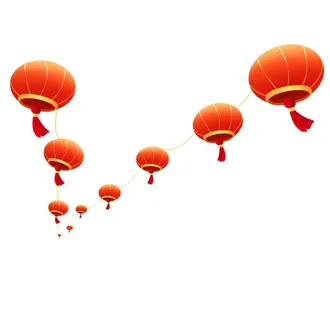 卡通装饰灯笼元素图片