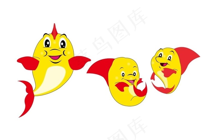 鱼 上伍图片cdr矢量模版下载
