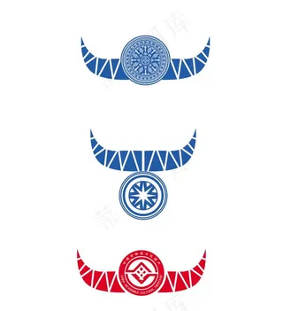 瑶族牛头元素图片