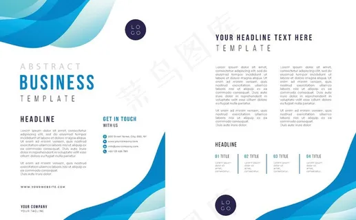 公司宣传单图片